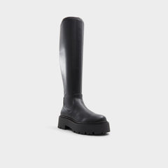 Aldo Carelden Black Women's Tall Boots - Knee-high boot, Lug sole Women