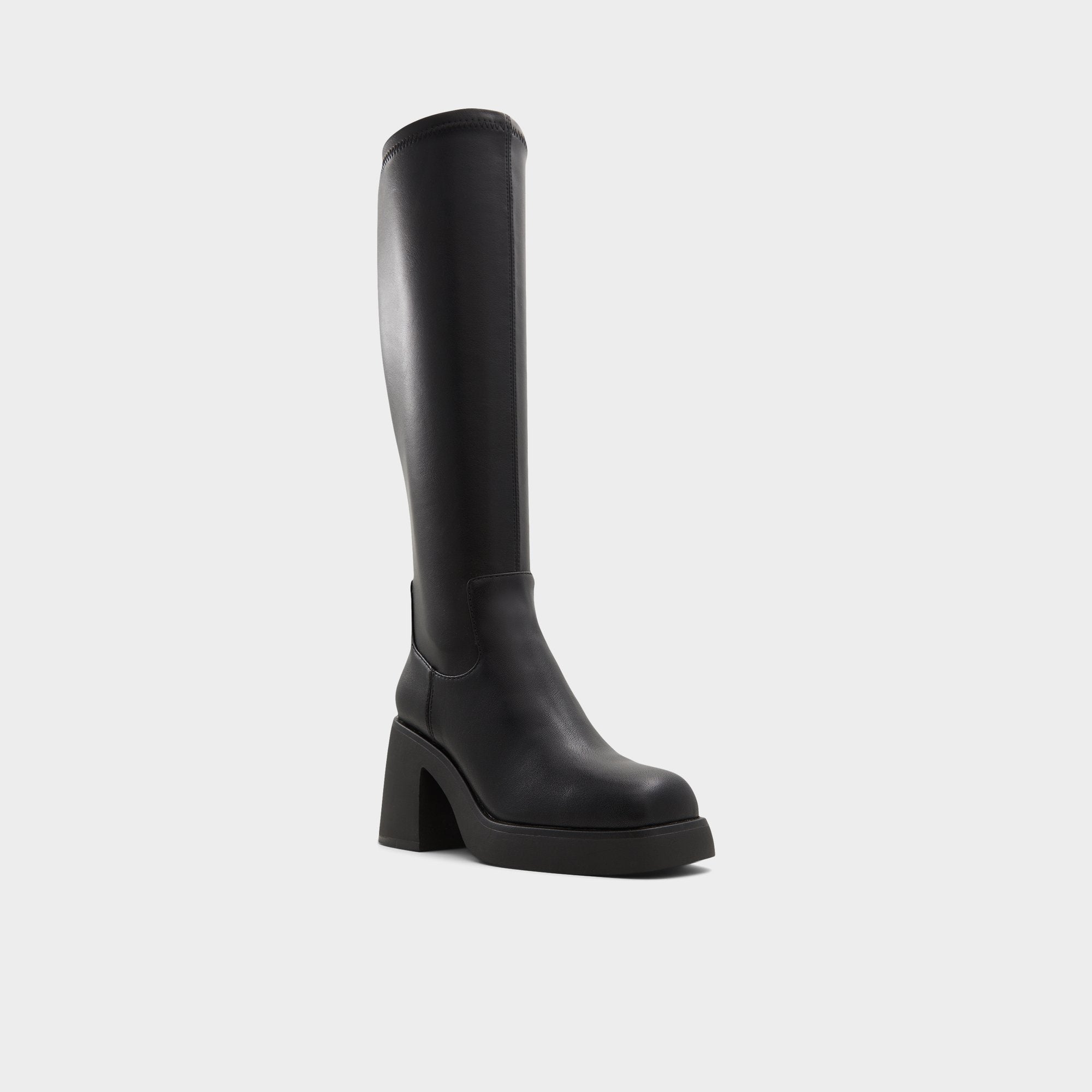 Aldo Auster Black Women's Tall Boots - Knee-high boot, Platform Women