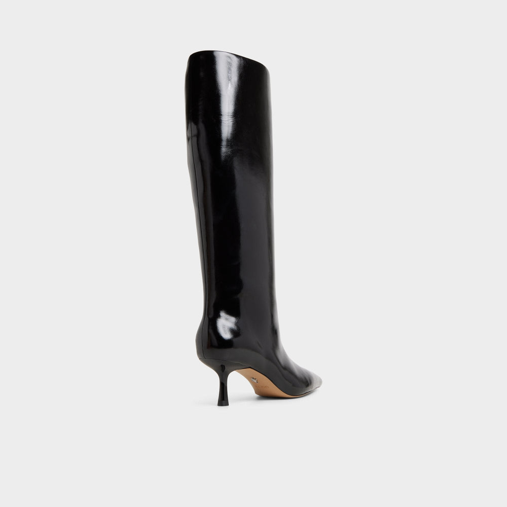 Aldo Selora Black Women's Tall Boots - Knee-high boot, Stiletto heel Women