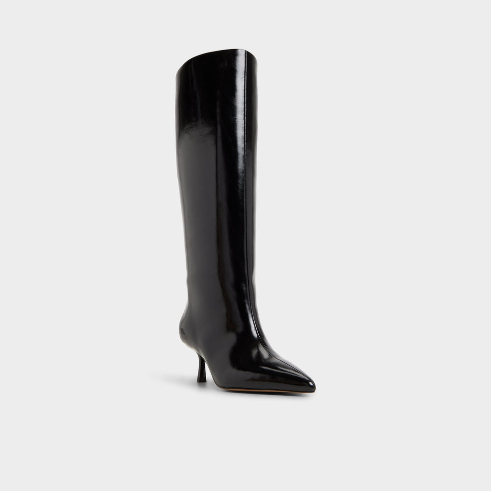 Aldo Selora Black Women's Tall Boots - Knee-high boot, Stiletto heel Women