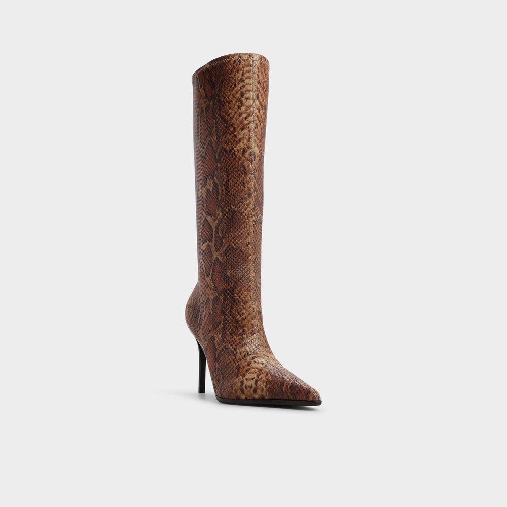 Aldo Re in Emily Brown Multi - Knee-high boot, Stiletto heel Women