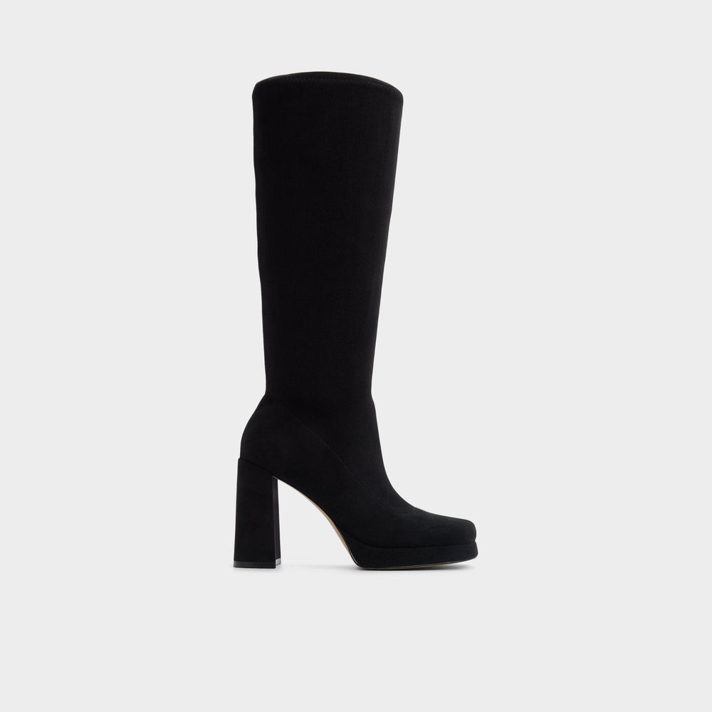 Aldo Gisselle in Black - Knee-high boot, Platform Women