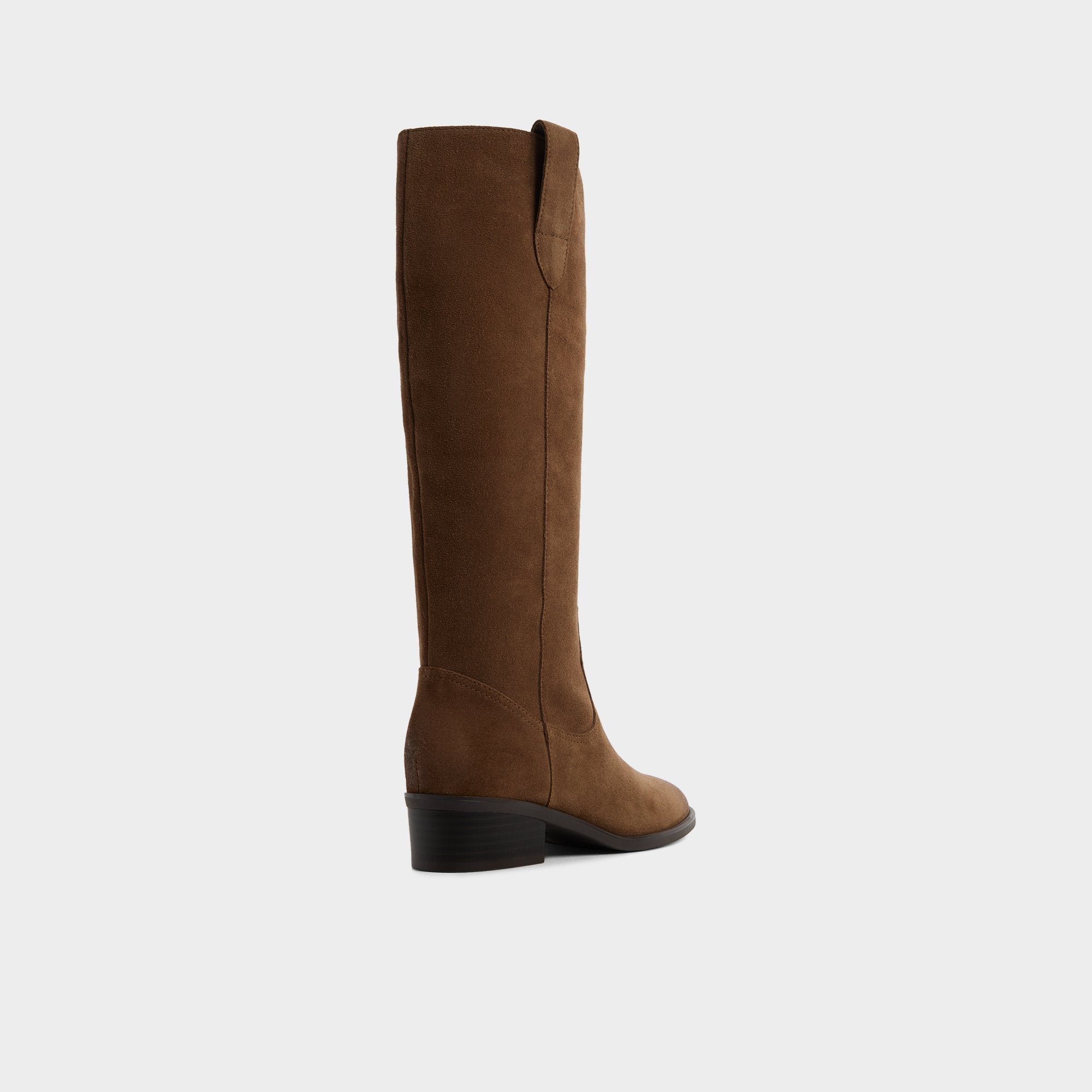 Aldo Kaydia in Dark Brown - Knee-high western boot, Block heel Women