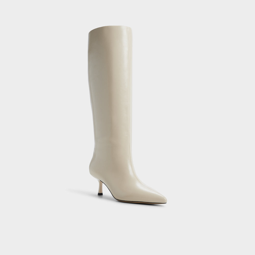 Aldo Selora in Cream 14166956 - Knee-high boot, Stiletto heel Women