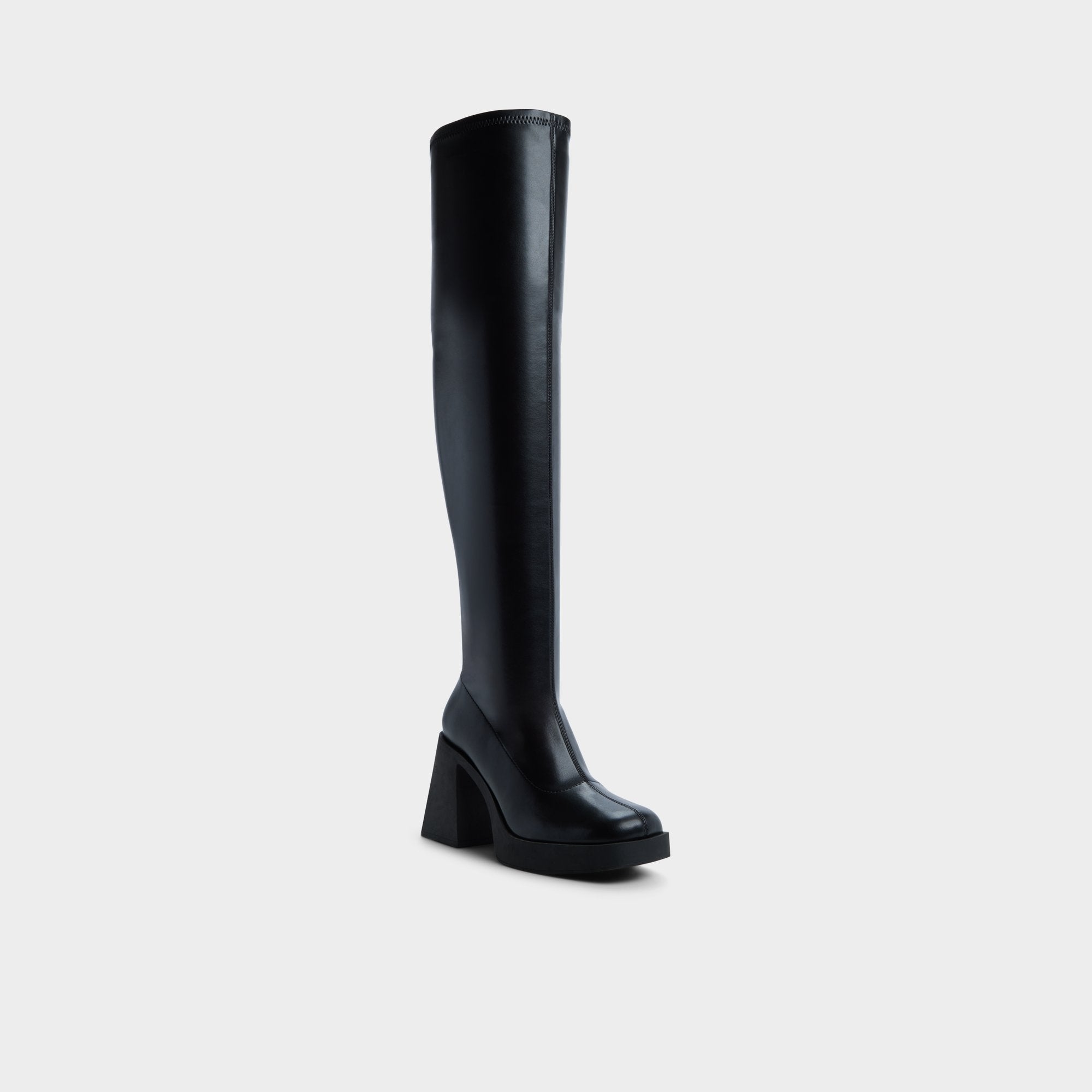 Aldo Maritza in Black - Over-the-knee boot, Platform Women