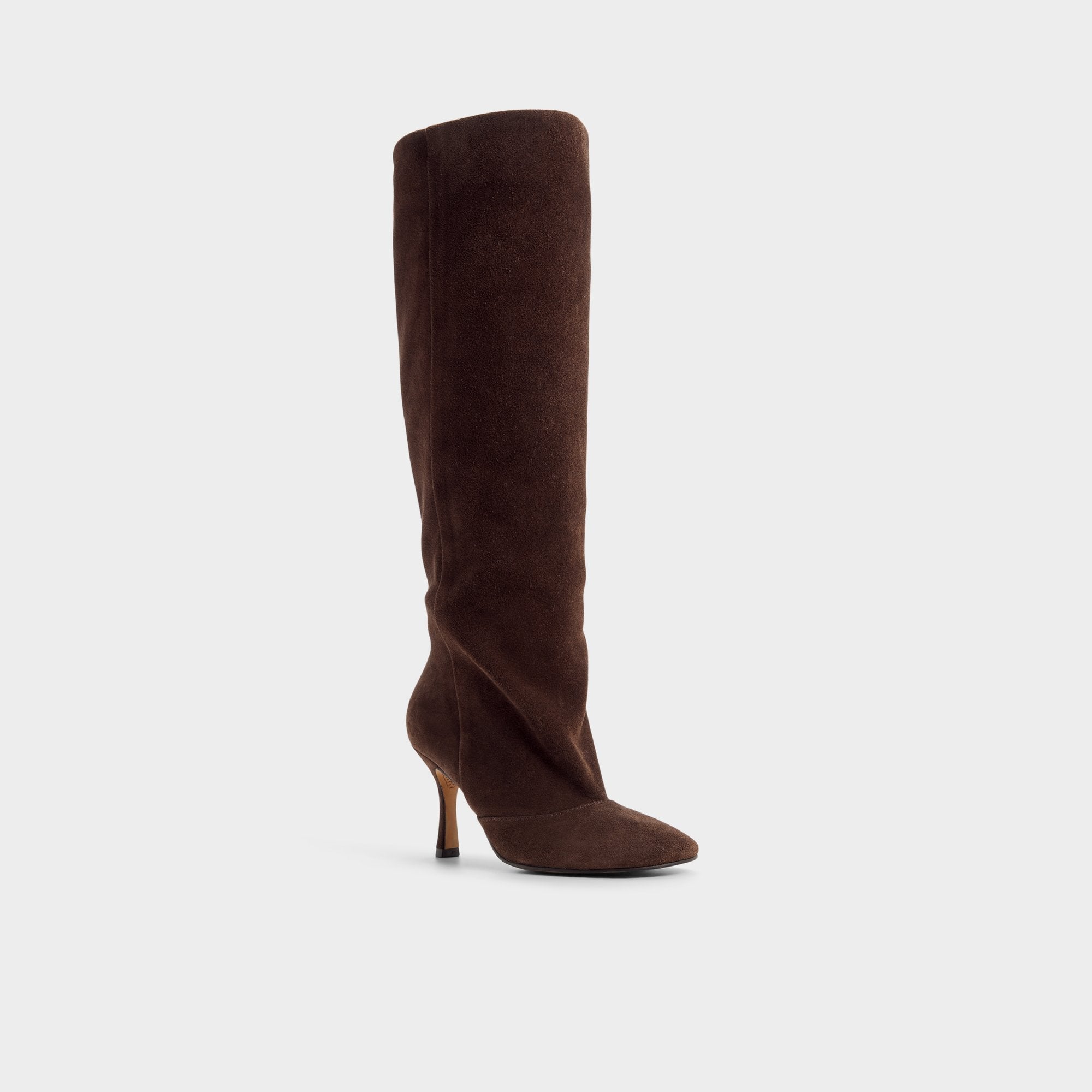 Aldo Frankey in Dark Brown - Knee-high boot, Stiletto heel Women