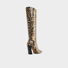 Aldo Vivienna in Brown Multi - Knee-high boot, Block heel Women