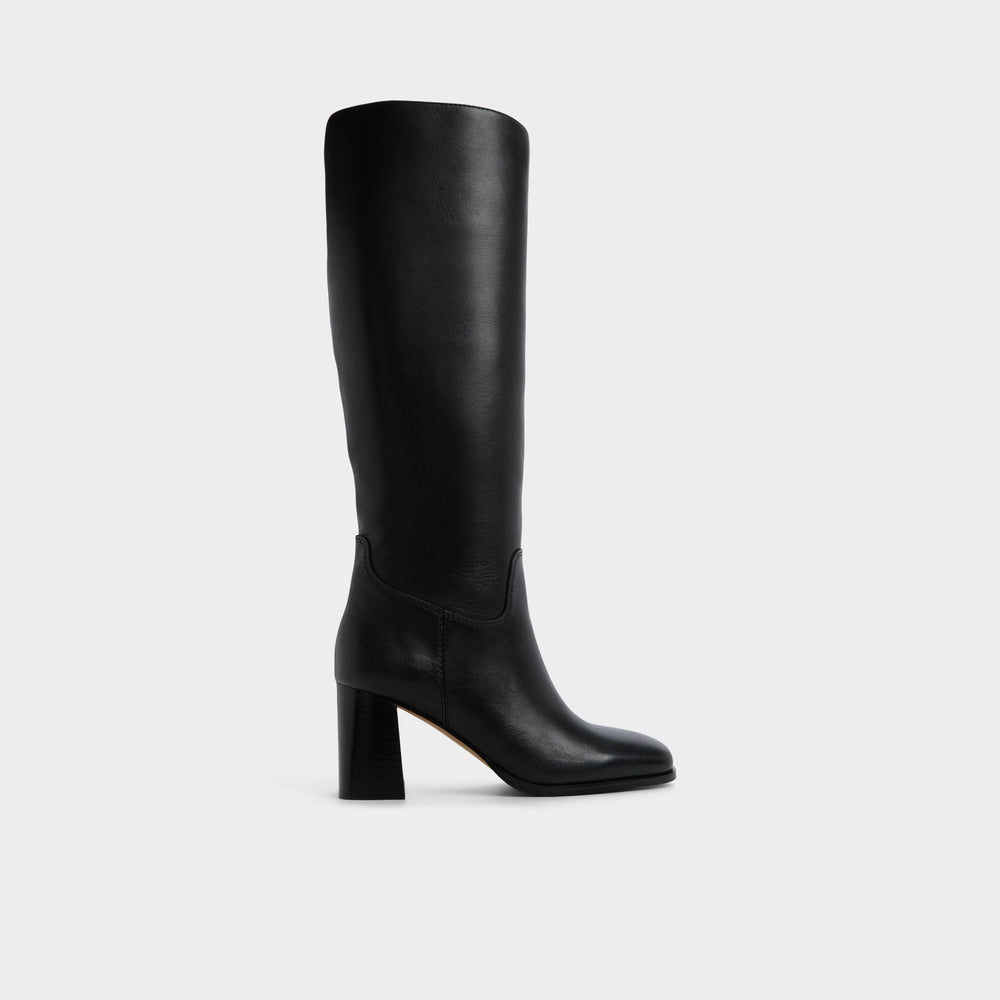 Aldo Elyze in Black - Knee-high boot, Block heel Women