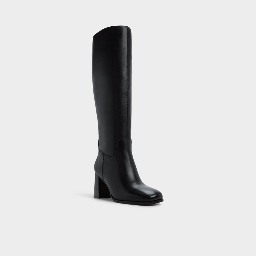 Aldo Elyze in Black - Knee-high boot, Block heel Women