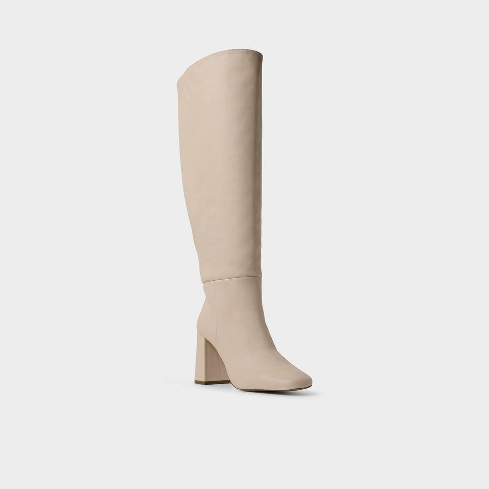 Aldo Helana in Wc Cream - Knee-high boot, Block heel Women