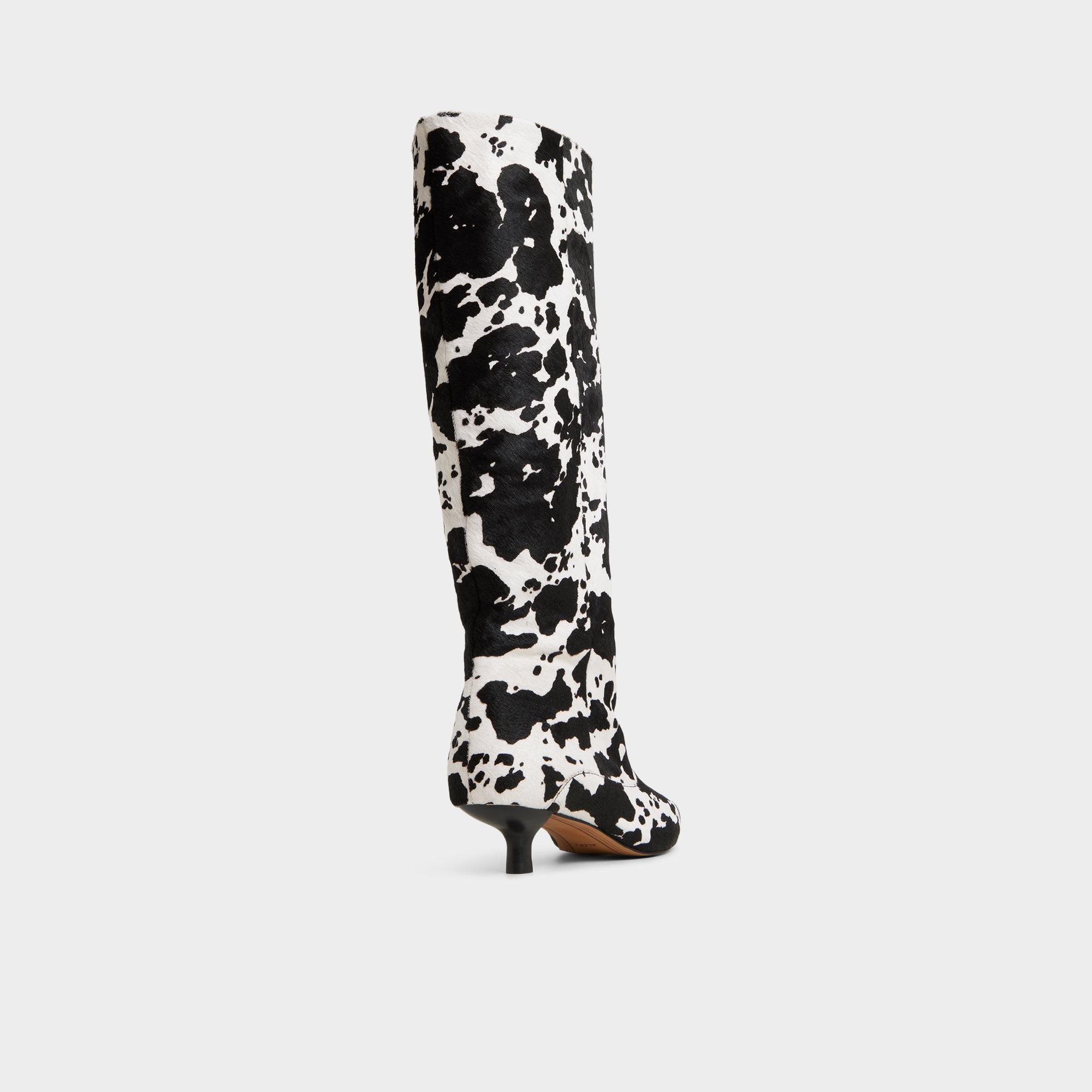 Aldo Everose in White Black - Knee-high boot, Kitten heel Women