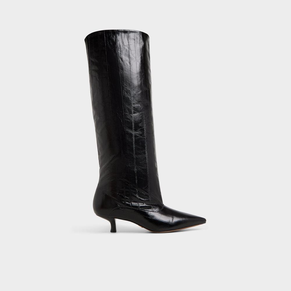 Aldo Everose in Black - Knee-high boot, Kitten heel Women