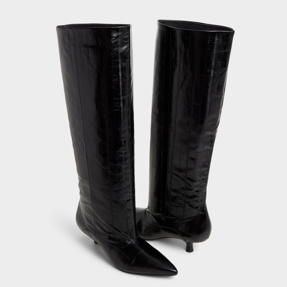 Aldo Everose in Black - Knee-high boot, Kitten heel Women