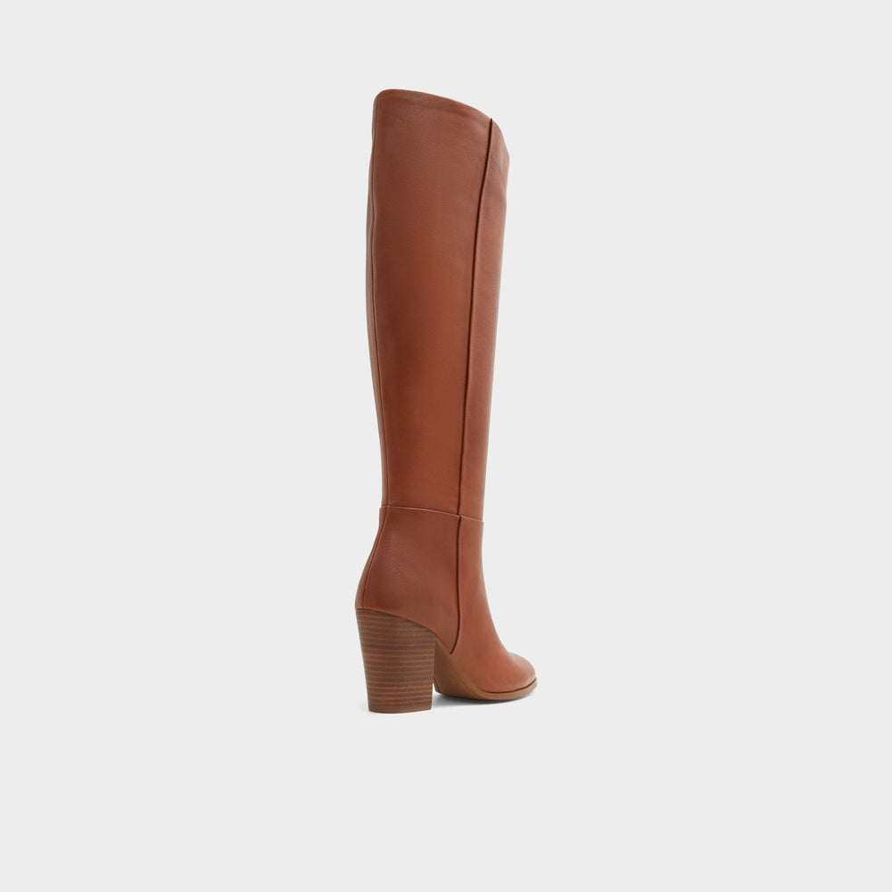 Aldo Belide Cognac Women's Tall Boots - Knee-high boot, Brown Women