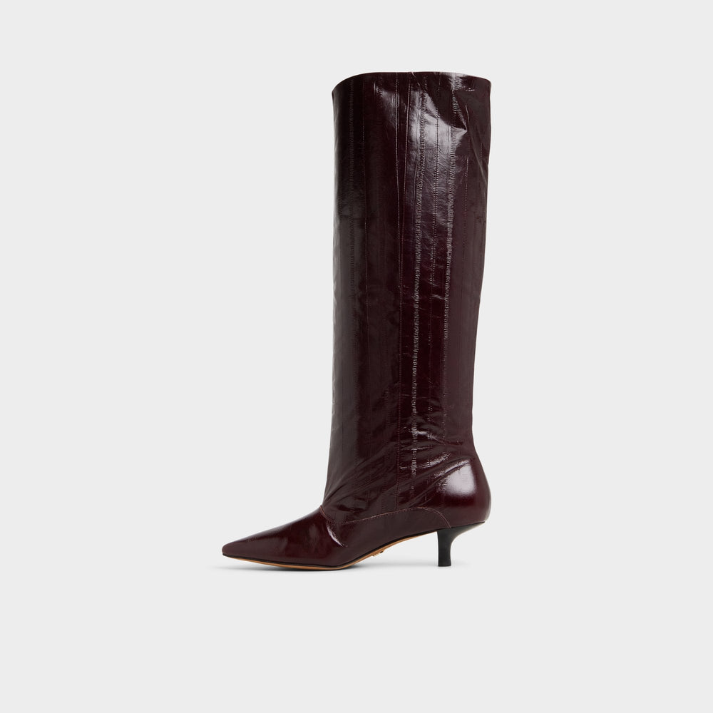Aldo Everose in Bordo - Knee-high boot, Kitten heel Women|Bags
