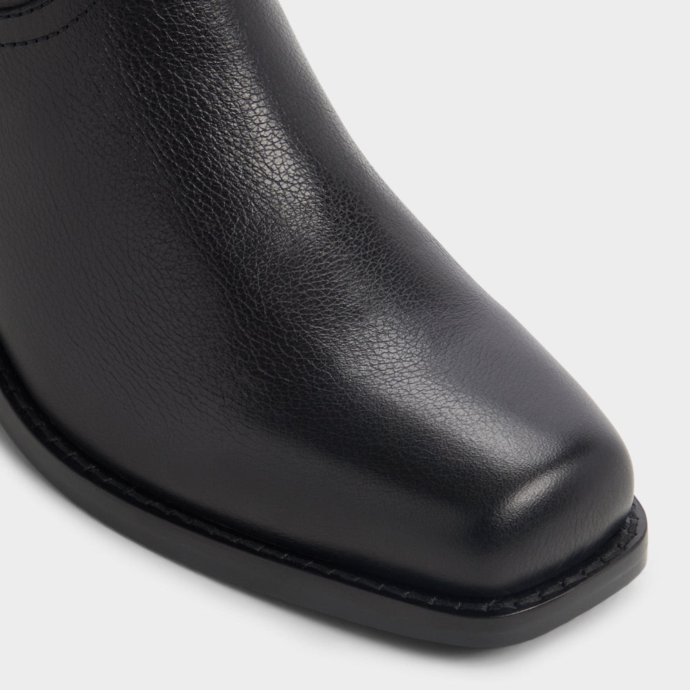 Aldo Emberlyn in Black - Knee-high western boot, Cup sole Women