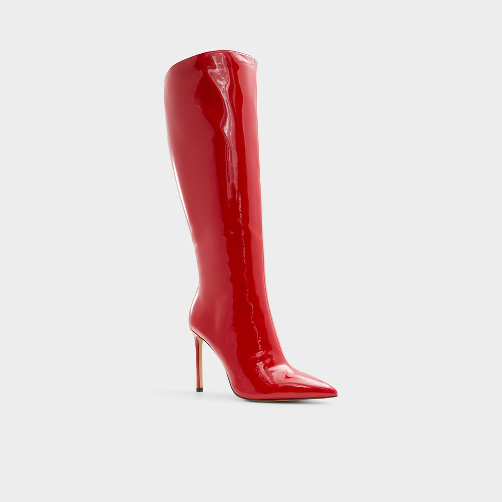 Aldo Agathea-wc Red Women's Tall Boots - Knee-high boot, Stiletto heel Women