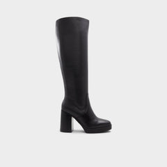 Aldo Equine Black Women's Tall Boots - Knee-high boot, Black Women