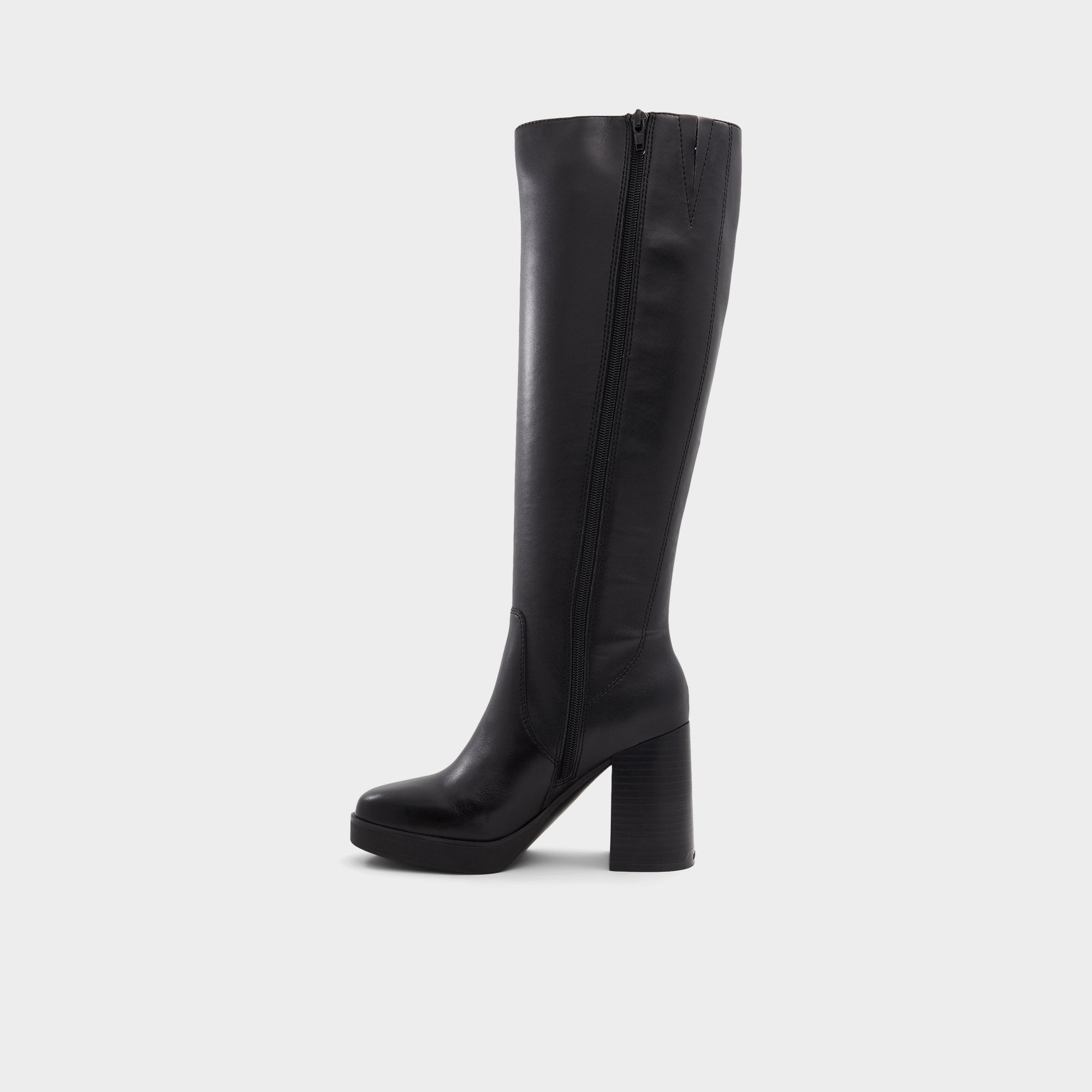 Aldo Equine Black Women's Tall Boots - Knee-high boot, Black Women