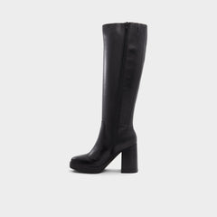 Aldo Equine Black Women's Tall Boots - Knee-high boot, Black Women