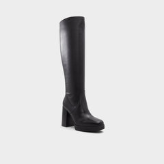 Aldo Equine Black Women's Tall Boots - Knee-high boot, Black Women