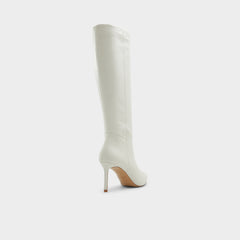 Aldo Laroche-wc White/Bone Women's Tall Boots - Knee-high boot, Stiletto heel Women