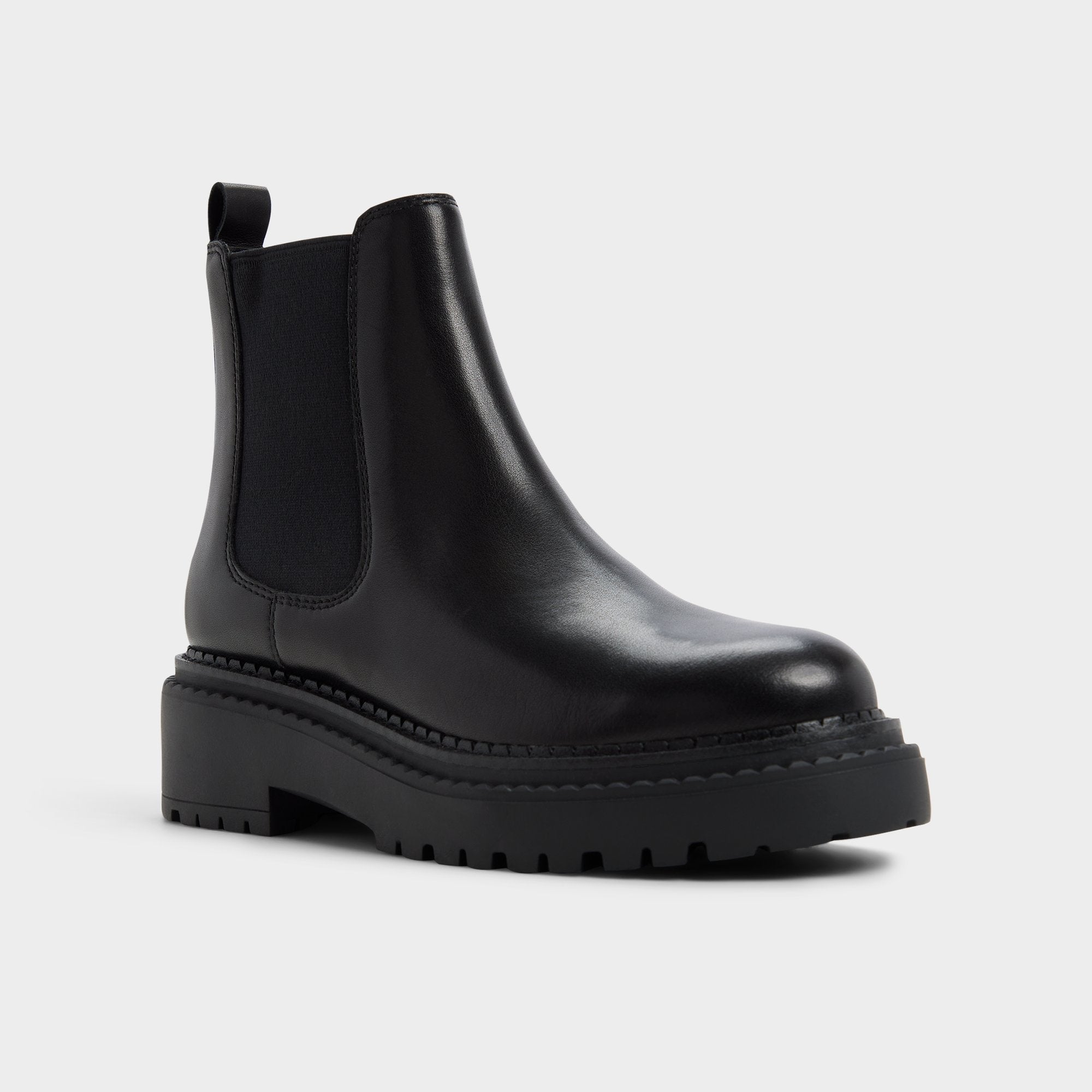 Aldo Bestina in Black - Chelsea boot, Lug sole Women