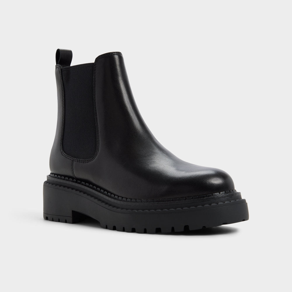 Aldo Bestina in Black - Chelsea boot, Lug sole Women