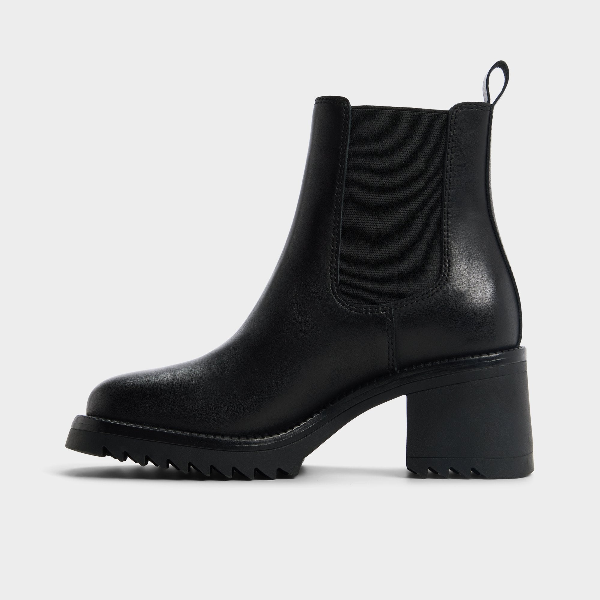Aldo Anneliese in Black - Chelsea boot, Lug sole Women