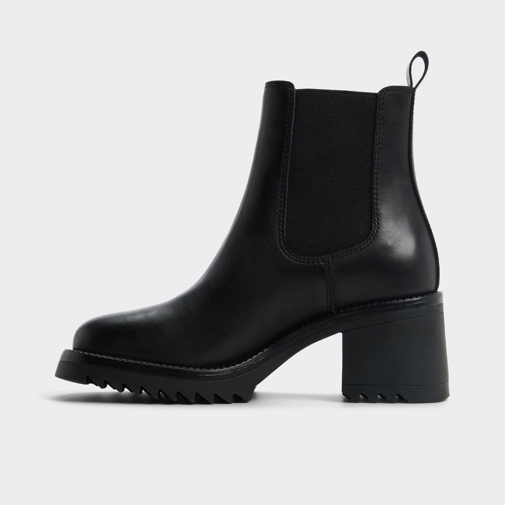 Aldo Anneliese in Black - Chelsea boot, Lug sole Women