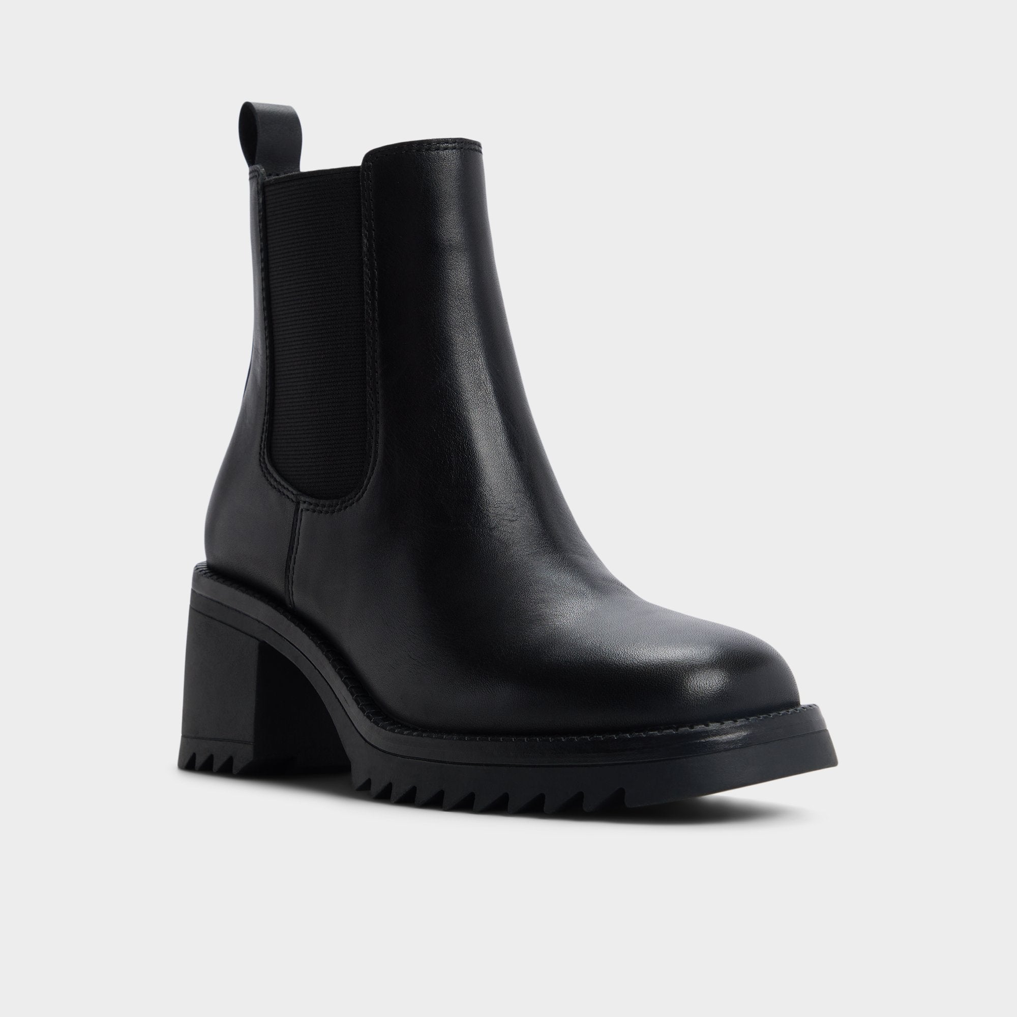 Aldo Anneliese in Black - Chelsea boot, Lug sole Women
