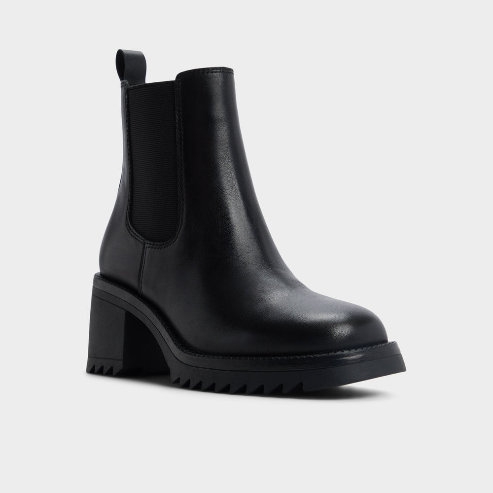 Aldo Anneliese in Black - Chelsea boot, Lug sole Women