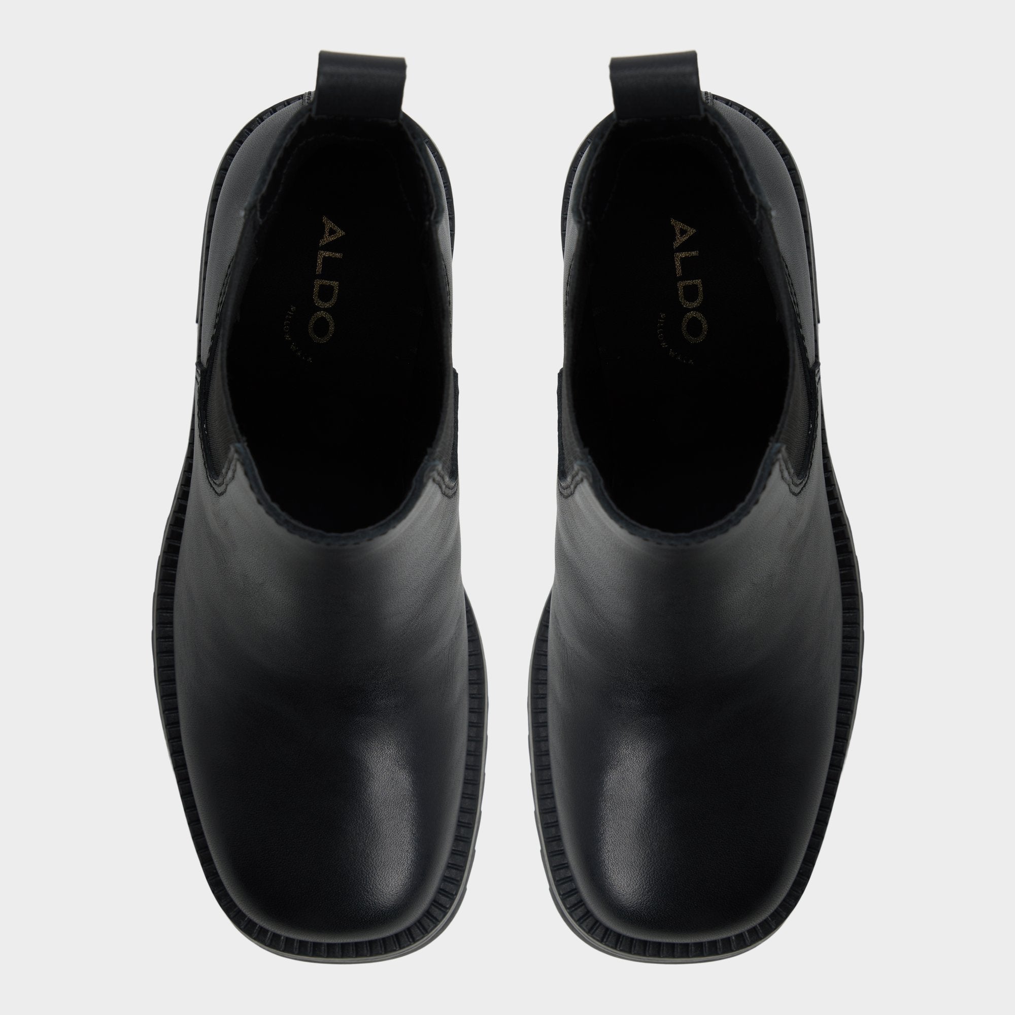 Aldo Anneliese in Black - Chelsea boot, Lug sole Women
