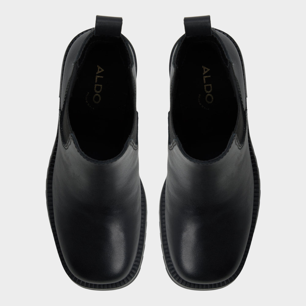 Aldo Anneliese in Black - Chelsea boot, Lug sole Women