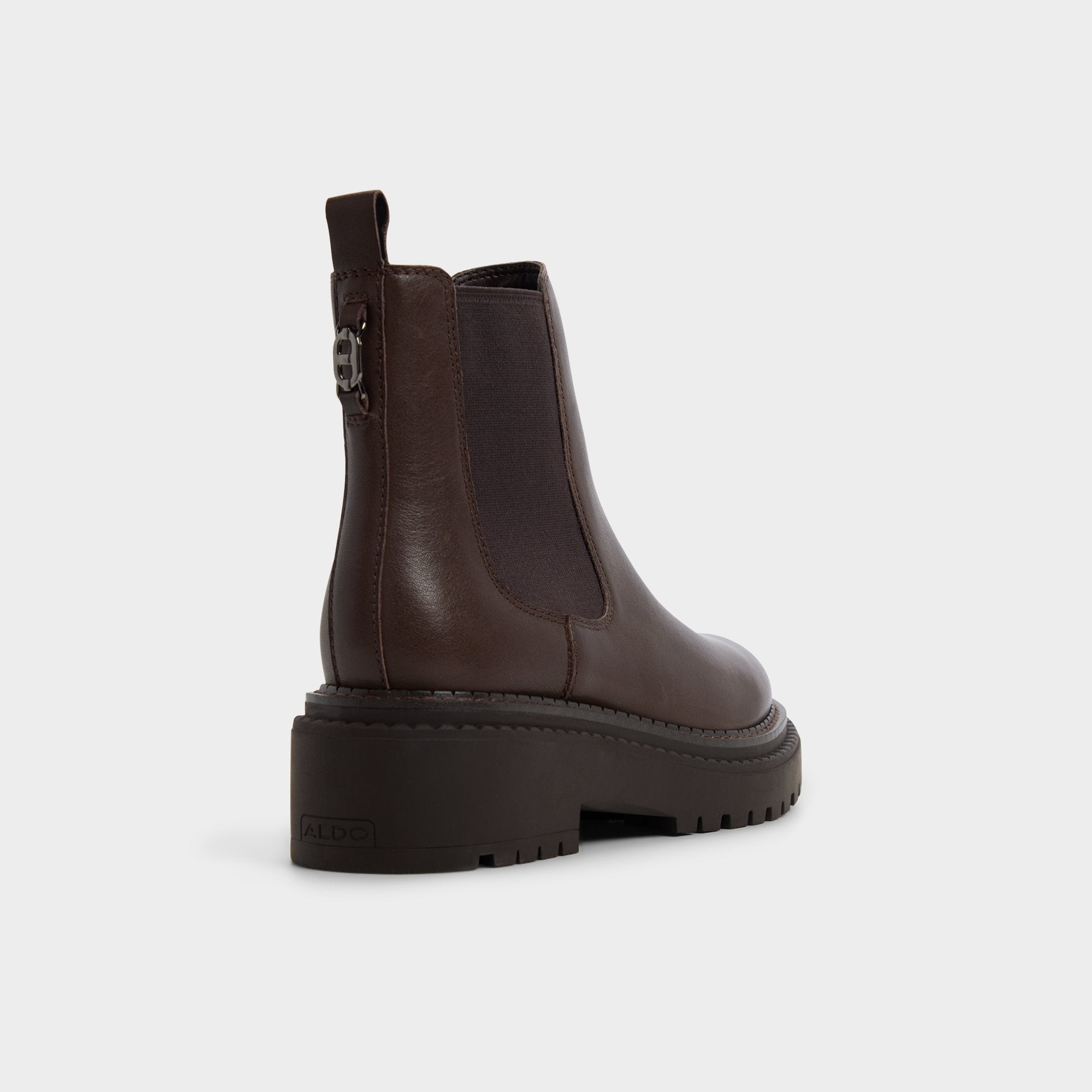 Aldo Bestina in Dark Brown - Chelsea boot, Lug sole Women