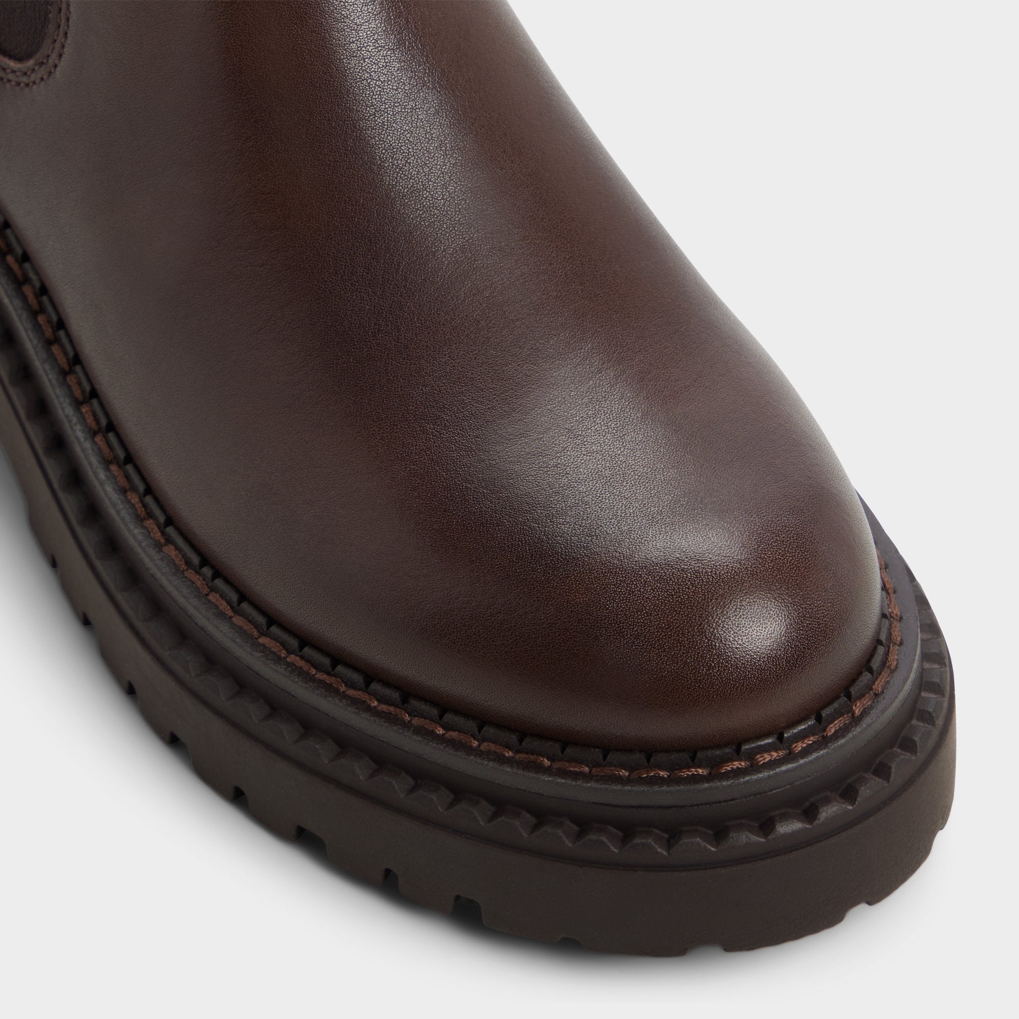 Aldo Bestina in Dark Brown - Chelsea boot, Lug sole Women