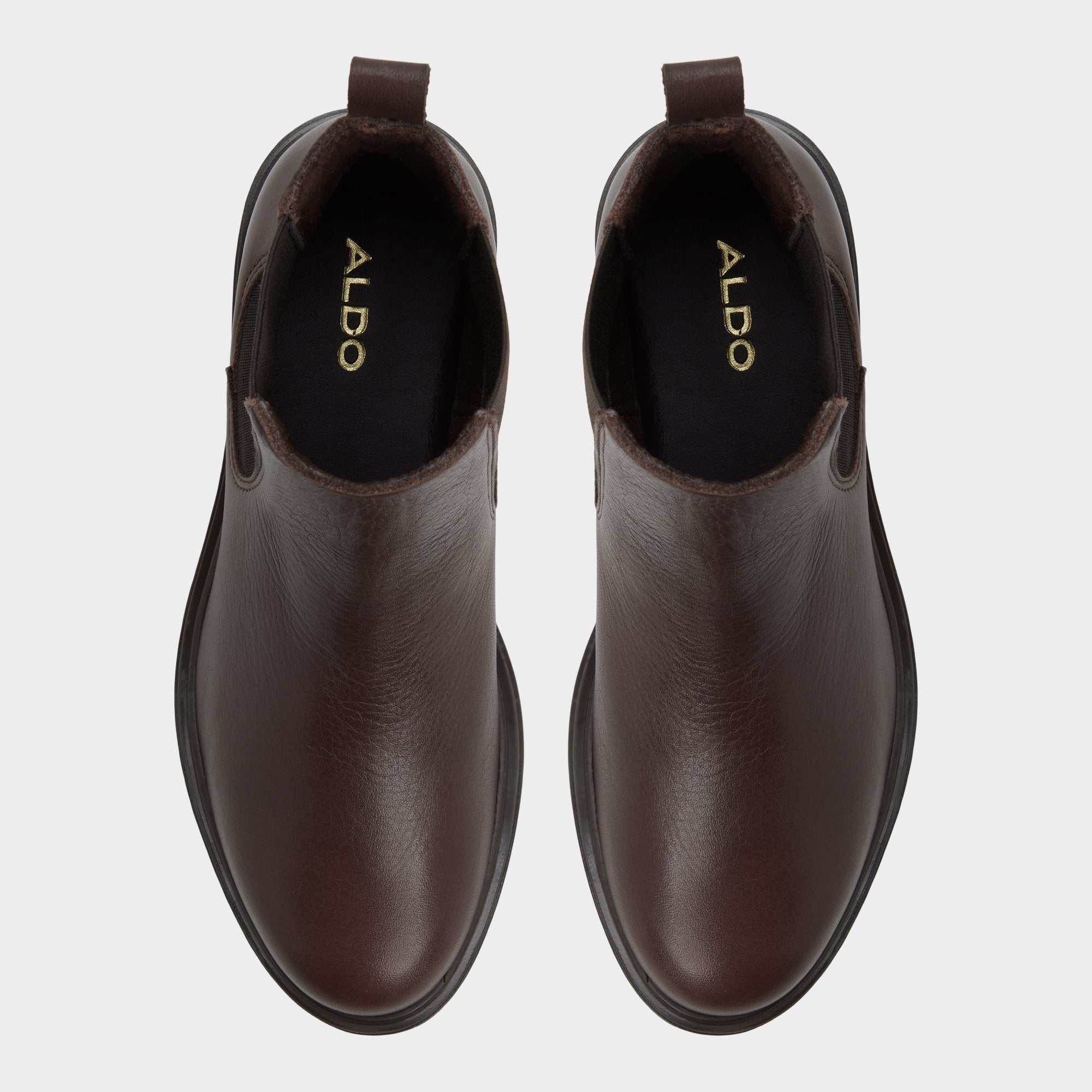Aldo Adalitlan in Medium Brown - Chelsea boot, Lug sole Women