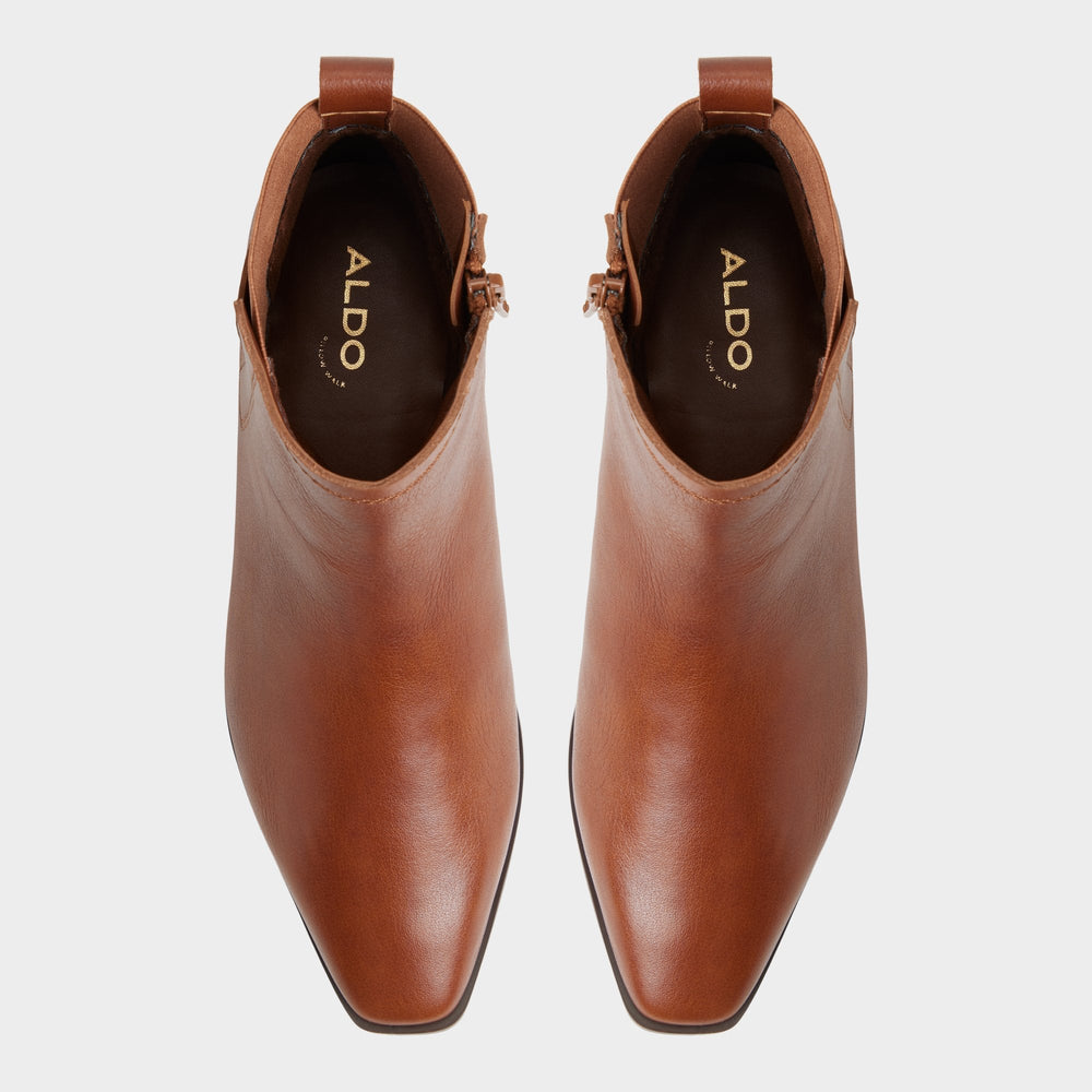 Aldo Raneldar in Medium Brown - Chelsea boot, Block heel Women