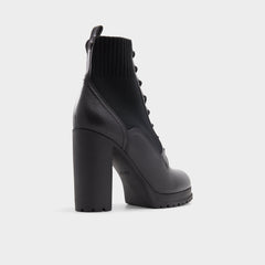 Aldo Rebellious Black Women's Combat boots - Combat ankle boot, Lug sole Women
