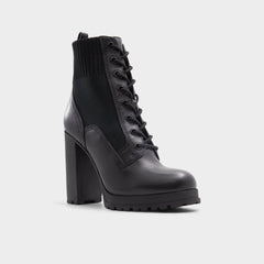 Aldo Rebellious Black Women's Combat boots - Combat ankle boot, Lug sole Women