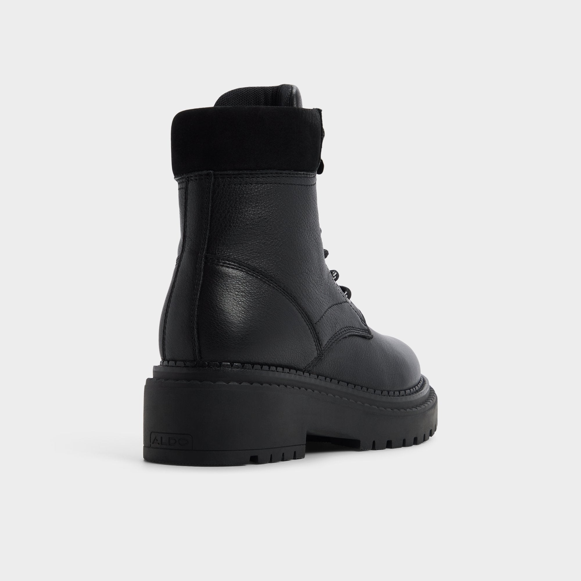 Aldo Lewellan in Black - Hiking boot, Lug sole Women