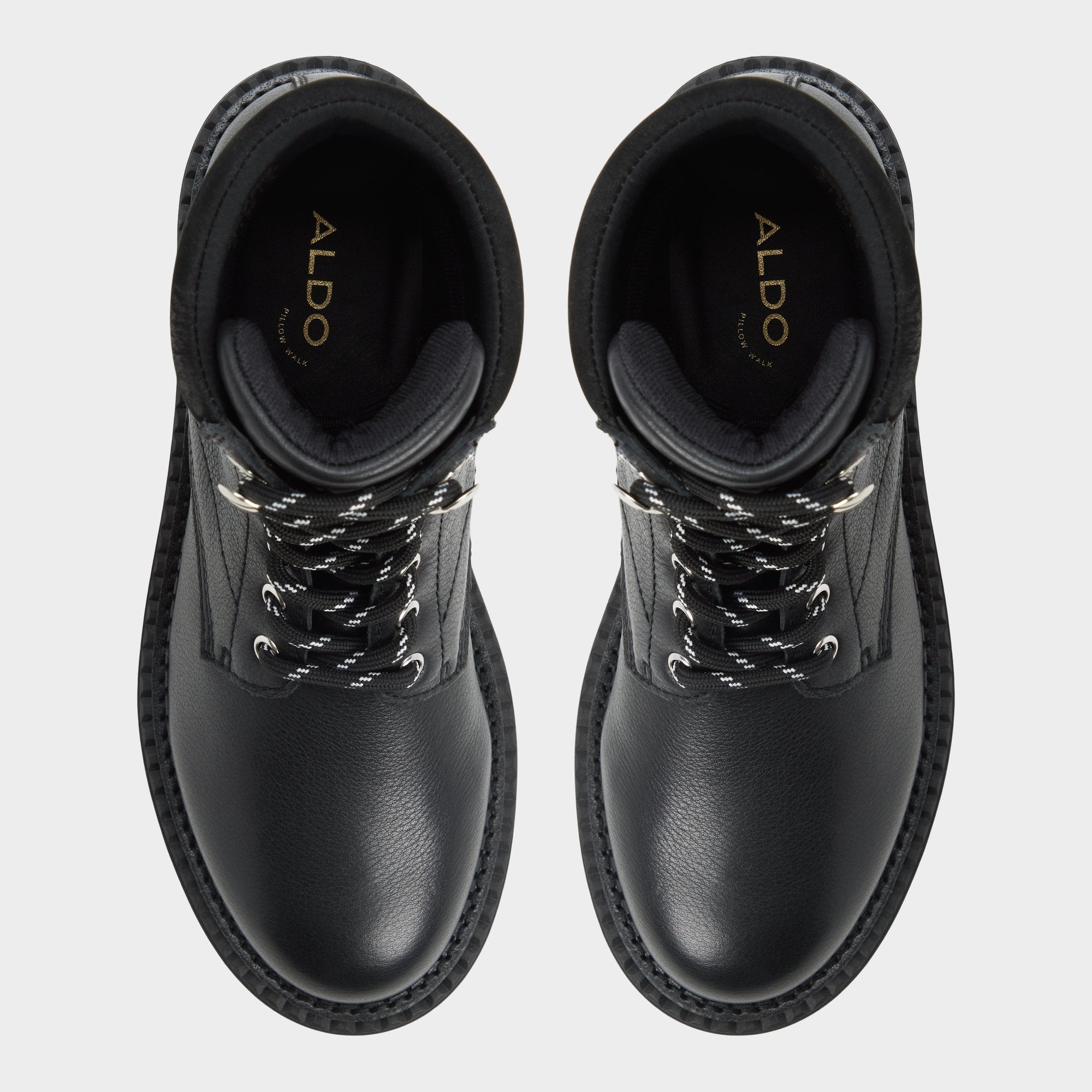 Aldo Lewellan in Black - Hiking boot, Lug sole Women