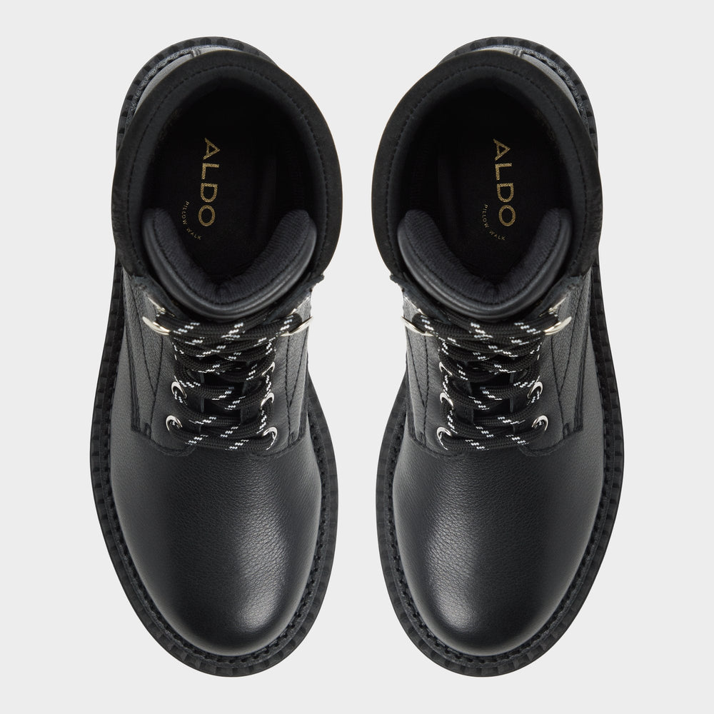 Aldo Lewellan in Black - Hiking boot, Lug sole Women