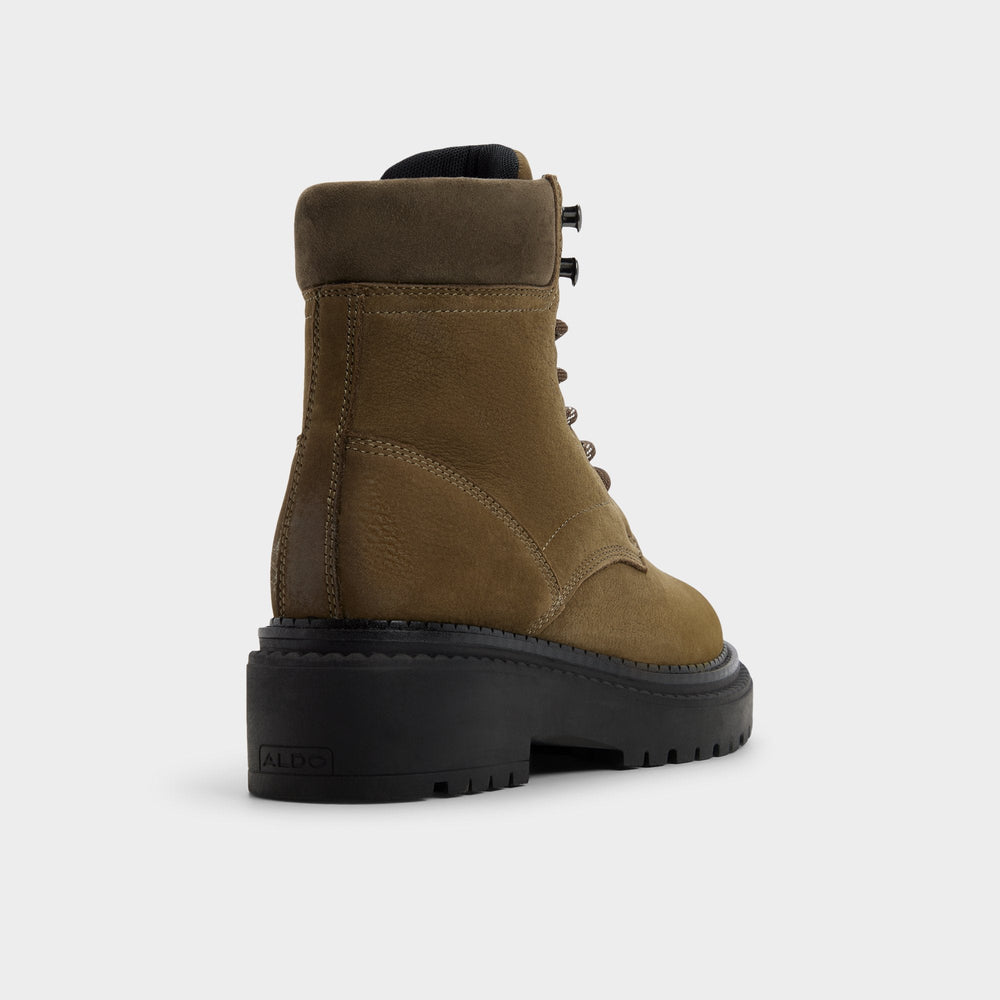 Aldo Lewellan in Dark Green - Hiking boot, Lug sole Women