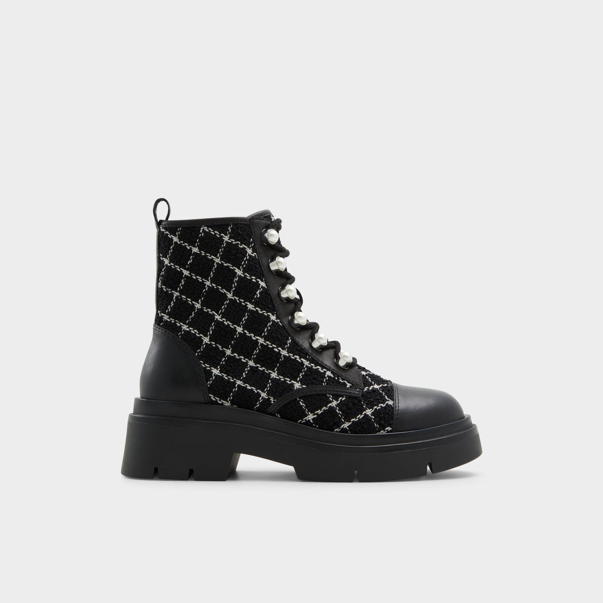 Aldo Marthia in Other Black - Combat ankle boot, Black Women