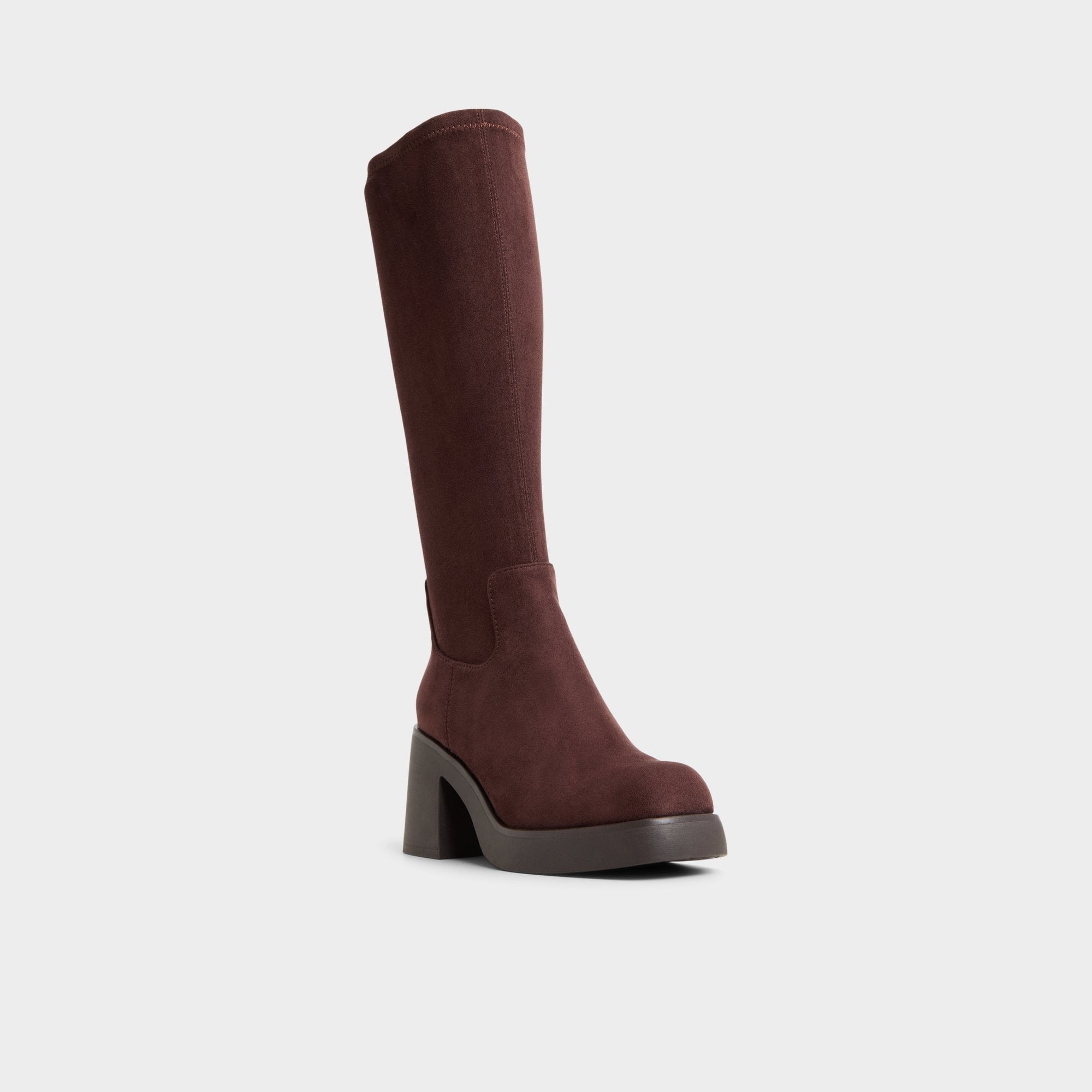 Aldo Auster in Dark Brown - Knee-high boot, Platform Women
