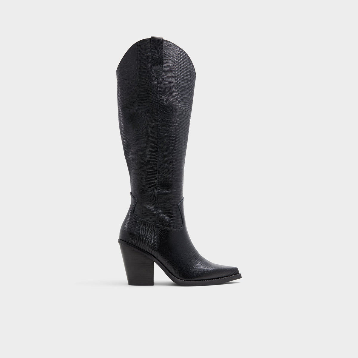 Aldo Nevada-wc Black Women's Western - Western knee-high boot, Black Women