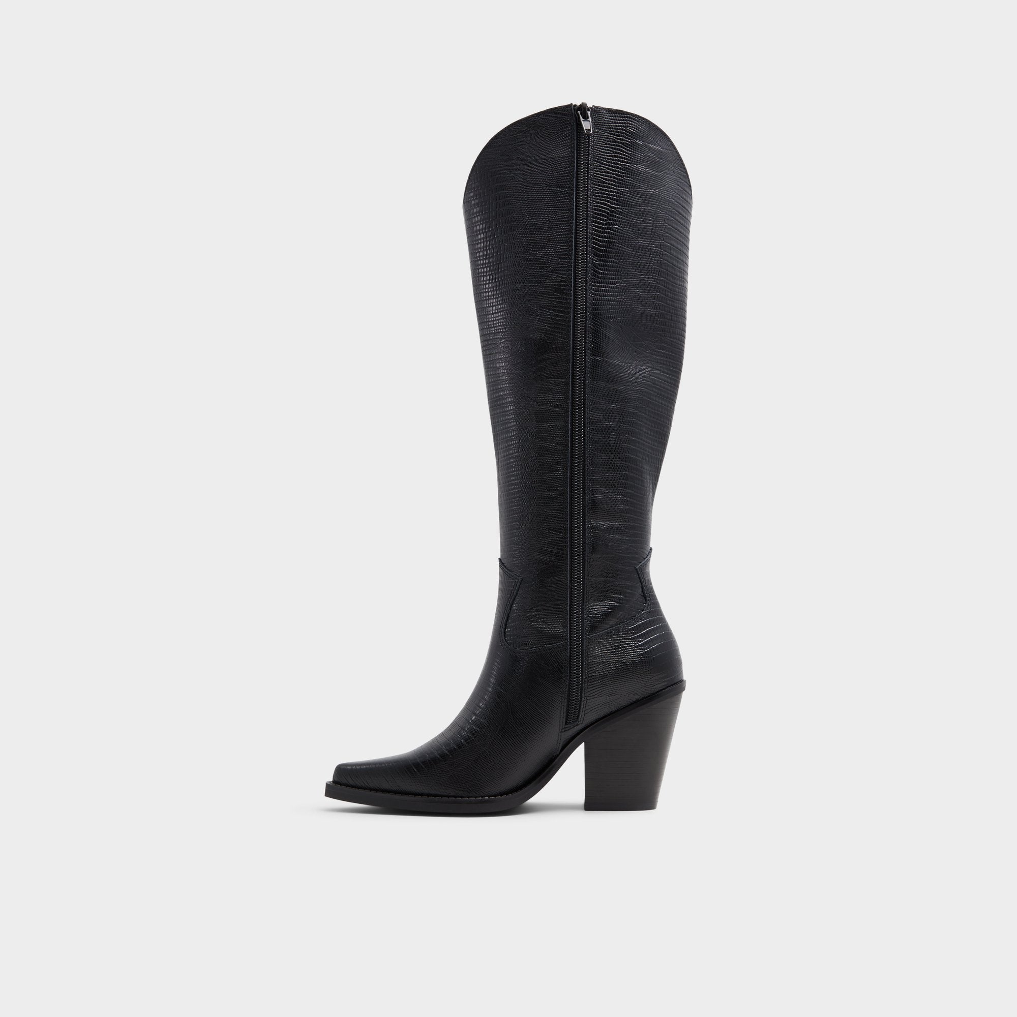 Aldo Nevada-wc Black Women's Western - Western knee-high boot, Black Women