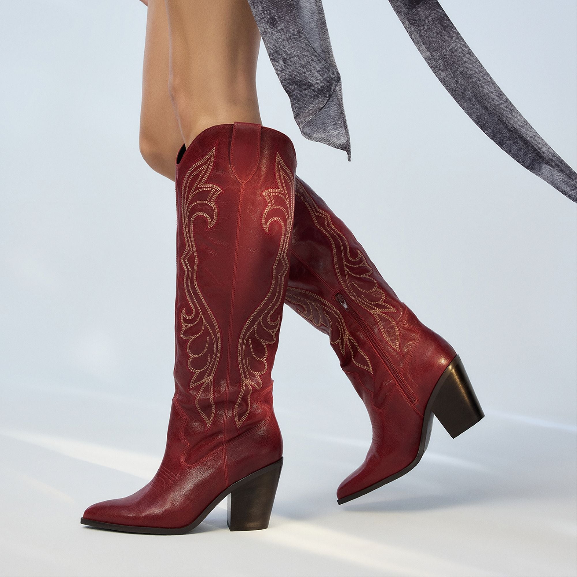 Aldo Alamo Medium Red Women's Western - Western boot Women