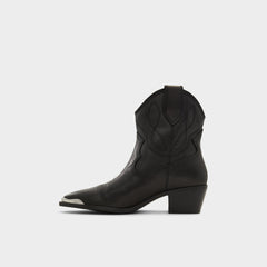 Aldo Valley Black Women's Western - Western boot, Block heel Women